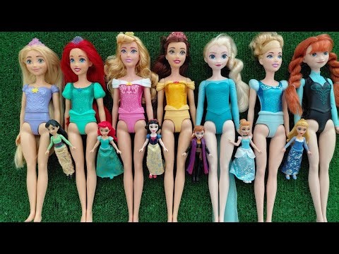 Disney Princess Doll Makeover ~ DIY Miniature Ideas for Barbie Wig, Dress, Faceup, andMore! DIY