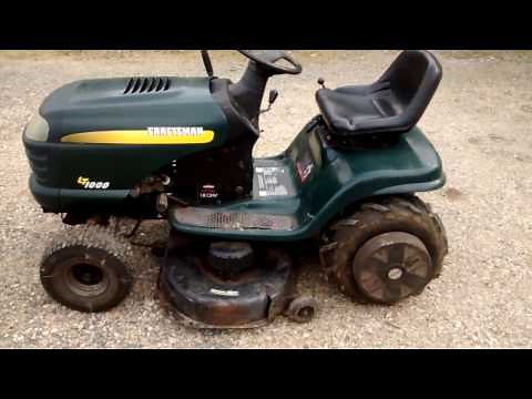 Craftsman LT1000 Lawn Tractor Review