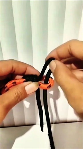 How to connect ropes of different sizes #knot #rope #diy #shorts