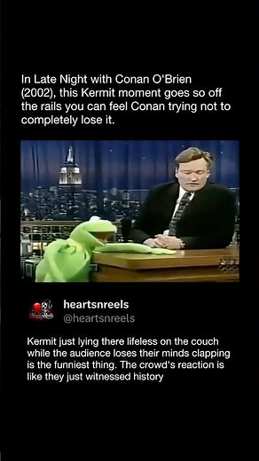 Late Night With Conan O’Brien: Kermit Derails the Show Without Saying a Word