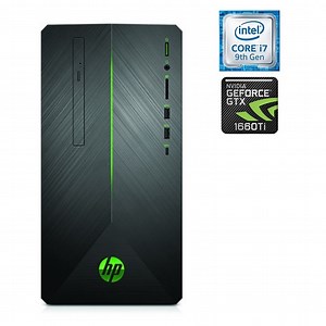sharafdg.com: HP Pavilion 690-0003NE Gaming Desktop – Core i7 3GHz 16GB 256GB 6GB Win10 FHD Shadow Black