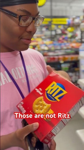 Those are NOT Ritz crackers! #shortsvideo #funny