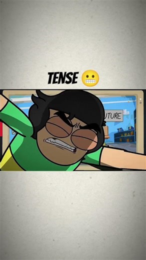English Tenses ❌ Boring Topic ✅ #2danimation #funny #cartoon #story #comedy