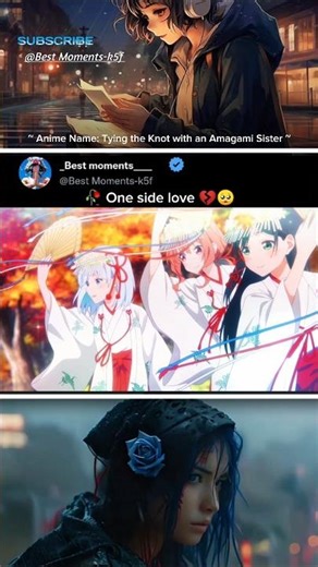 One side love 💔🥺 || A: Tying the Knot with an Amagami Sister || #animeshorts #animeedit #newanime