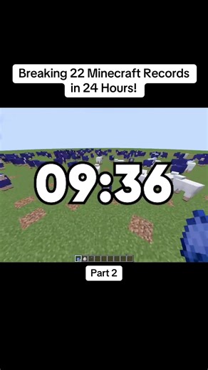 Breaking 22 Minecraft Records in 24 Hours! #fup | Minecraft Game