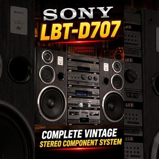 Old-School SONY 👇SEE FULL VIDEO👇 at Its Best - Component Stereo System