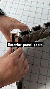 how to install exterior PE Great Wall panel ?