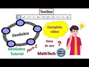 GeoGebra Tutorial|How to use Geogebra|GeoGebra for Beginners|Introduction to GeoGebra|MathTech#maths