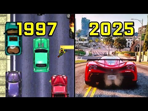 Evolution of Grand Theft Auto 1997-2025
