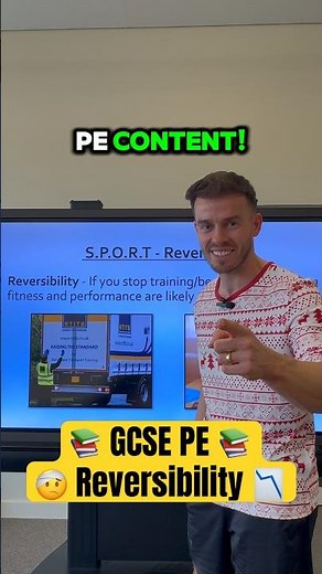 GCSE PE STUDENTS, do you understand the principle of training reversibility? #gcse #pe #peteacher