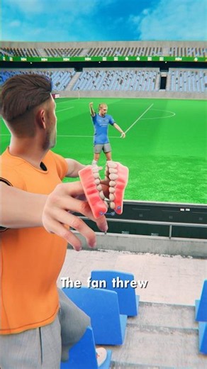 Fan Threw His Teeth At The Player (Fiction) 😳