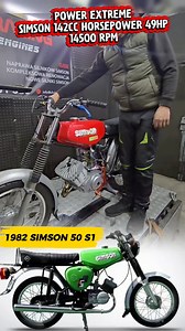 1980 Simson 50 S1 #sports #2stroke | Mdw Dirtbike Speed