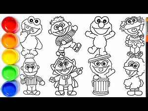 How to draw Sesame Street Characters - Sesame Street