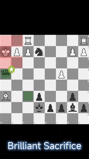 Brilliant checkmate ☠️🔥 #chess #edit #shorts