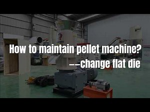 Small Pellet Machine Maintenance Precautions - How to change the flat die? #pelletmachine #guide