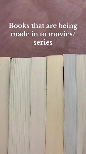 Books Being Adapted to Movies and Series
