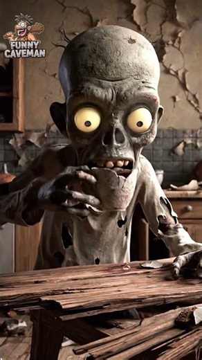 Zombie Needs Coffee First! ☕🧟‍♂️ #Shorts