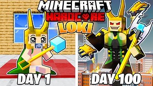 6.2K views · 235 reactions | I Survived 100 DAYS as LOKI in HARDCORE Minecraft! As Loki, I get to explore ASGARD as well as cause chaos across the MINECRAFT WORLD, fight various MARVEL SUPERHEROES and much more! #minecraft #minecraftmemes #minecraftbuilds #gaming | Maizen | Facebook