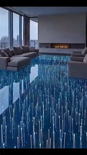 This Floor Looks Like a Galaxy 😱 #interiordesign #timelapse