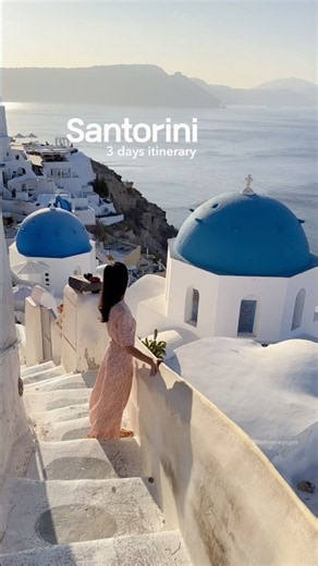Here’s my 3-day Santorini itinerary 🇬🇷 #greecetravel #santorini #oiasantorini #greeceislands