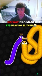 No Way Bro Made 67$ Playing Slither W/Money💀🤑 #damnbruh #slither #memes