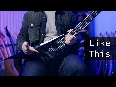 How to Play a Flying V Guitar Sitting Down