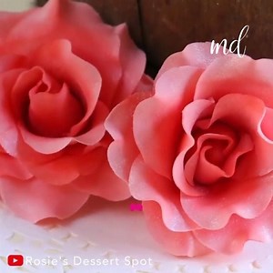 64K views · 924 reactions | How to make realistic gumpaste roses for your cake | MetDaan Cakes | Facebook