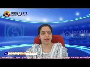 IGNOU : BPCC-132 | Introduction to Social Psychology in Hindi | Unit-1