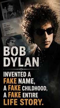 He lied his way into music history 🎤 #BobDylan#MusicLegends #Legendary#music#song#shorts#viralshorts