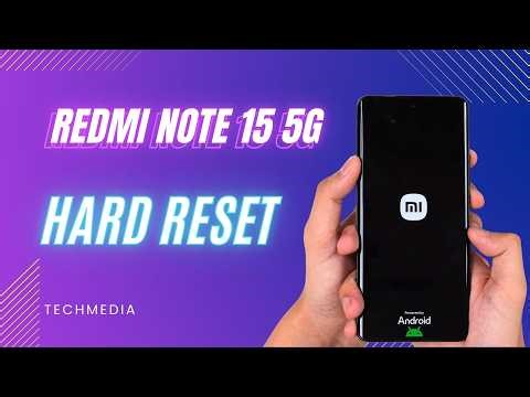Redmi Note 15 5G Hard Reset | Factory Reset Redmi Note 15 5G