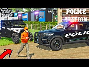 JAILBREAK MAX SECURITY PRISON *POLICE CHASE* | Farming Simulator 22