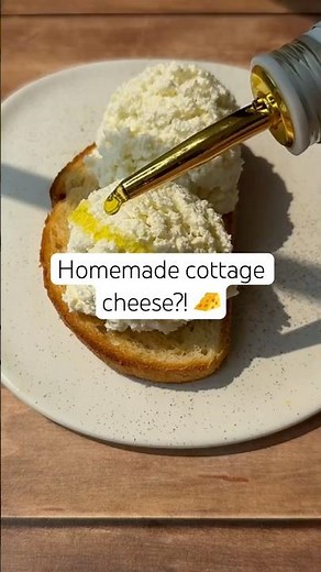Store-Bought Cottage #Cheese COULD NEVER... 😮‍💨👀🧀 #Homemade is WAY Better! #shorts #shortsrecipe