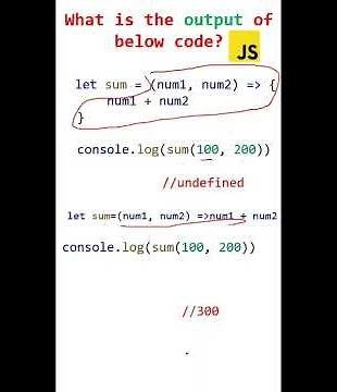 arrow function in javascript | javascript interview questions | functions in javascript