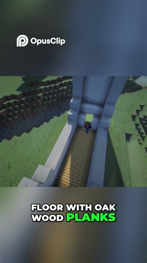 Minecraft Build a Secret Base with White Concrete & Oak