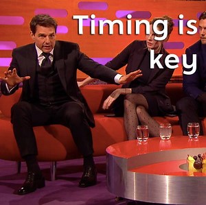 Top tip: When you’re about to blow up Tom Cruise you better get your timing right. | BBC One