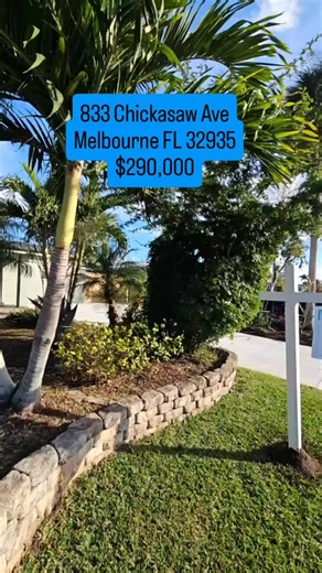 Homes under $300K with updates are getting harder to find, and this one checks a lot of boxes. This 3 bed, 2 bath home in central Melbourne offers 1,463 square feet and is listed at $290,000. Inside, the layout is open and functional with updated finishes throughout. The major systems have already been replaced, including the roof, HVAC, water heater, and electrical panel, which helps remove some of the uncertainty buyers often worry about. The outdoor space is a big highlight. Two driveways pro