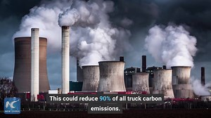 135K views · 1K reactions | CO2 capture system could significantly cut truck emissions | China Xinhua Sci-Tech | Facebook