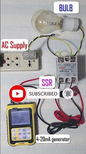 SSR Relay with 4 to 20mA analog input signal