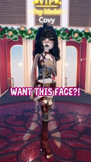 Custom Makeup Face TUTORIAL In DRESS TO IMPRESS 💕 #dti #roblox #dresstoimpress #shorts