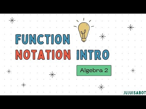 Introduction to Function Notation