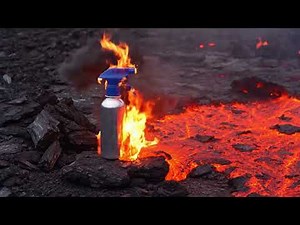 Spray Bottle vs Lava — Extreme Heat Experiment