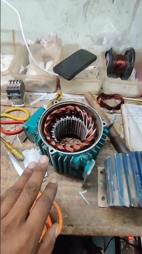 Complete 3 Phase Motor & Ceiling Fan Coil Winding Tutorial | Full Electric Rewinding Explained