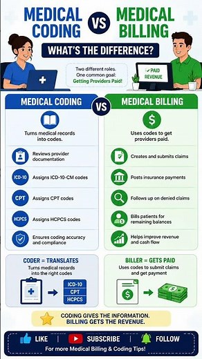 Medical Coding vs Medical Billing | What's the Difference?
