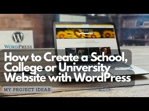 How To Create A School or College or University Website with WordPress Project using Elementor
