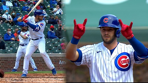 David Bote's RBI double