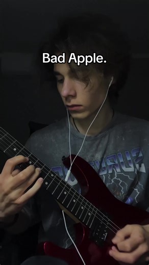 Bad Apple (alongside guitar cover) #touhouproject #touhou #guitar | bad apple