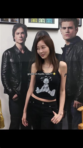 her tvd obsession lmao #giselle #aespa #tvd #thevampirediaries #4u | giselle the vampire diaries