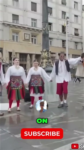 IShowSpeed Doing Traditional Slovenian Dances with Local Girls #shorts