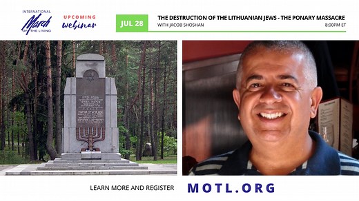 The Destruction of the Lithuanian Jews – The Ponary Massacre with Jacob Shoshan - International March of the Living