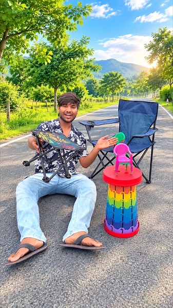 4Ta mini chair and Folding Chair for Camping & Travelling 🔥
